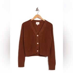 NEW 🍪 Cinq À Sept
Women's Brown Palmer V-Neck Cardigan